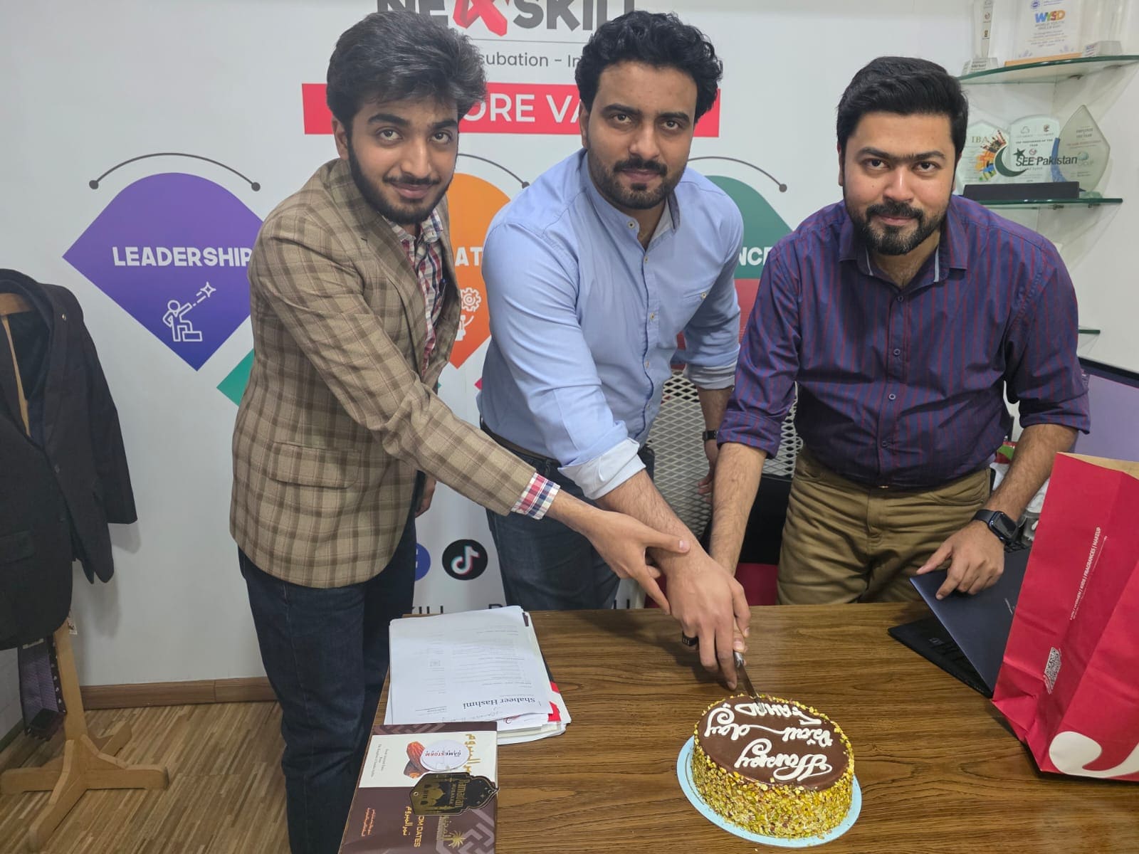 NeXskill Team Celebration